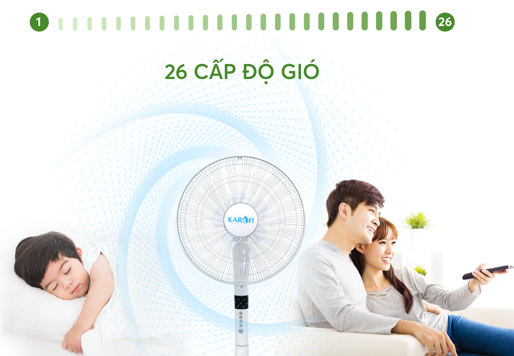Quạt cây Karofi KF-402AC