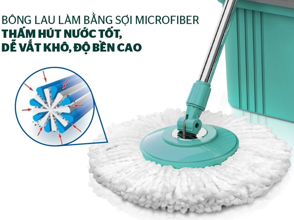 Sợi Microfiber có khả năng thấm hút tốt