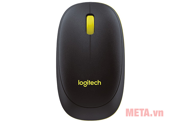 Chuột quang không dây Logitech MK240 có độ phân giải 1000DPI sử dụng 2 viên pin AA thay thế được.