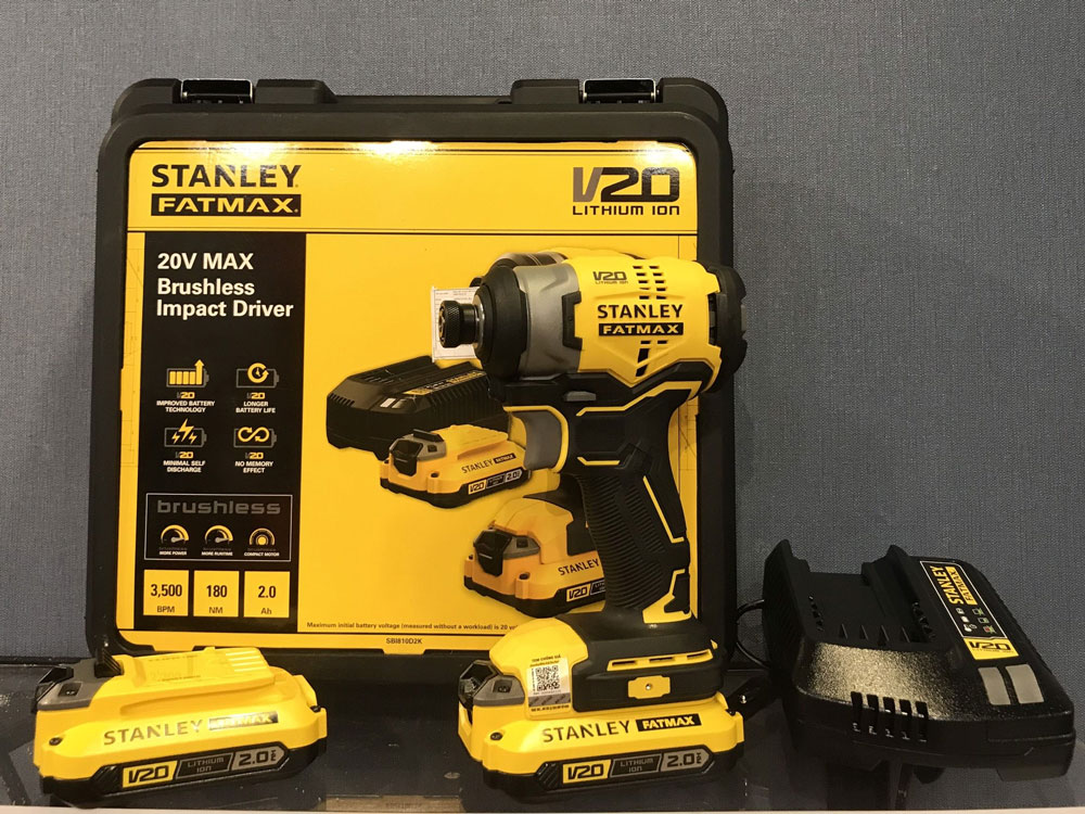 Máy vặn vít dùng pin 20V Stanley SBI810D2K