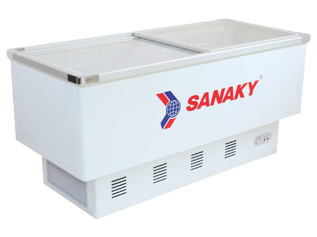 Tủ đông 1 ngăn 2 nắp kính lùa Sanaky VH 999K - 516 lít