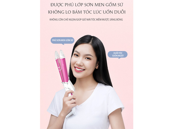 Lớp sơn men gốm sứ giúp bảo vệ tóc tốt hơn