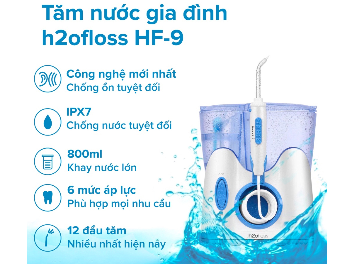 Máy tăm nước H2OFloss HF9