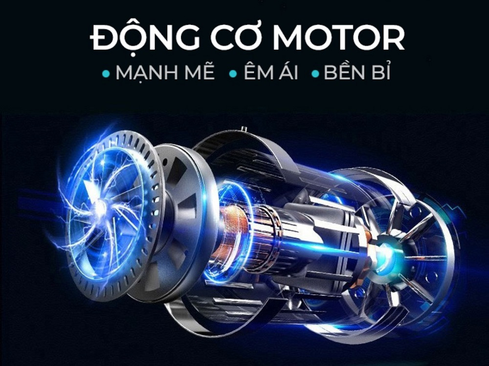 Động cơ khỏe mạnh, chạy êm