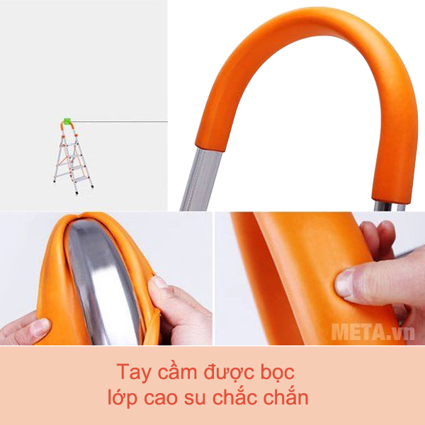 Thang tay vịn inox 5 bậc Nikita NKT-IN05 (NKT-N205)