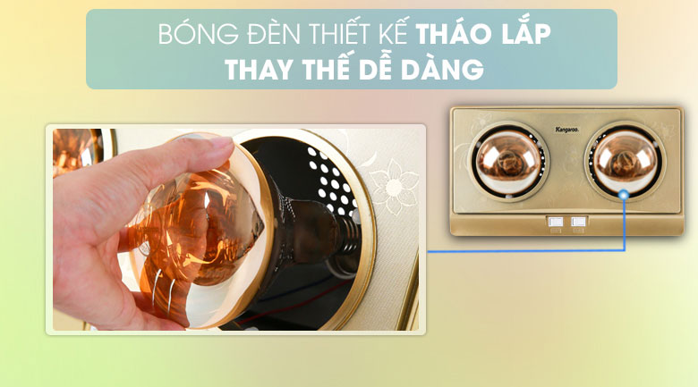 Thay lắp bóng dễ dàng