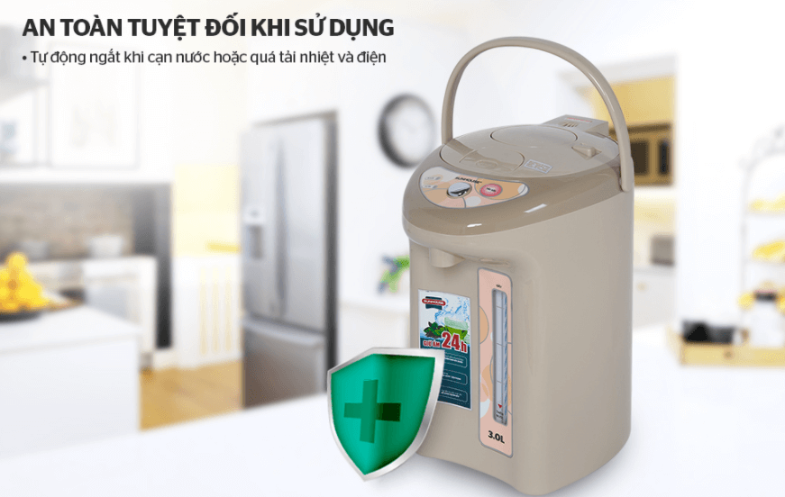 Tự động ngắt điện khi bị quá tải đảm bảo an toàn