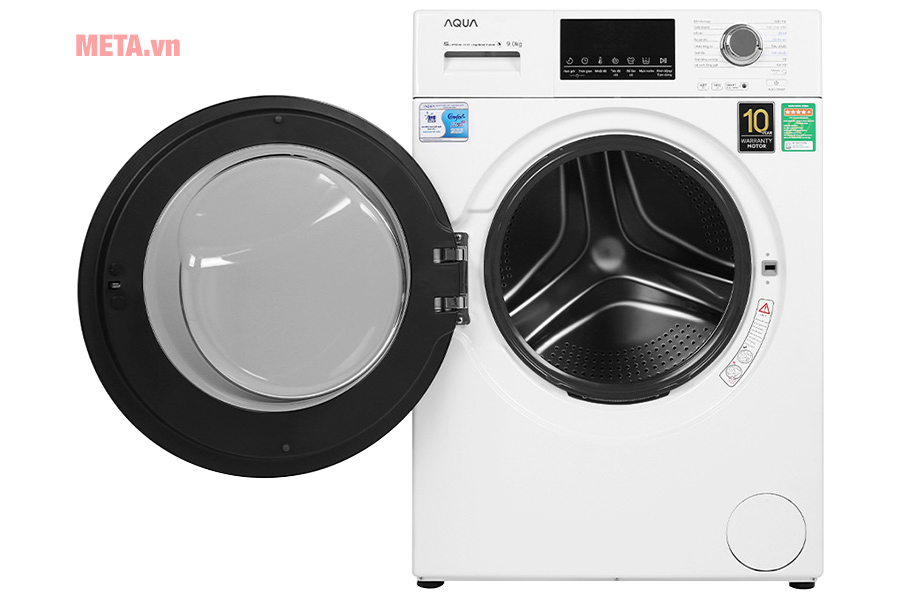 Máy giặt lồng ngang Aqua Inverter 9 kg AQD-D900F.W