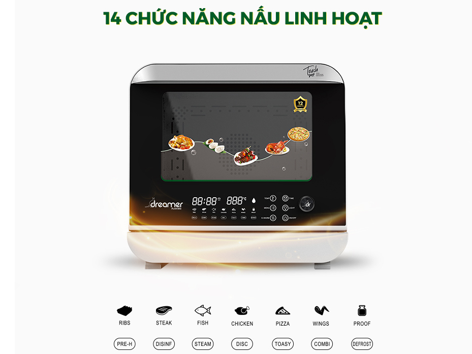 Lò chiên hơi nước  