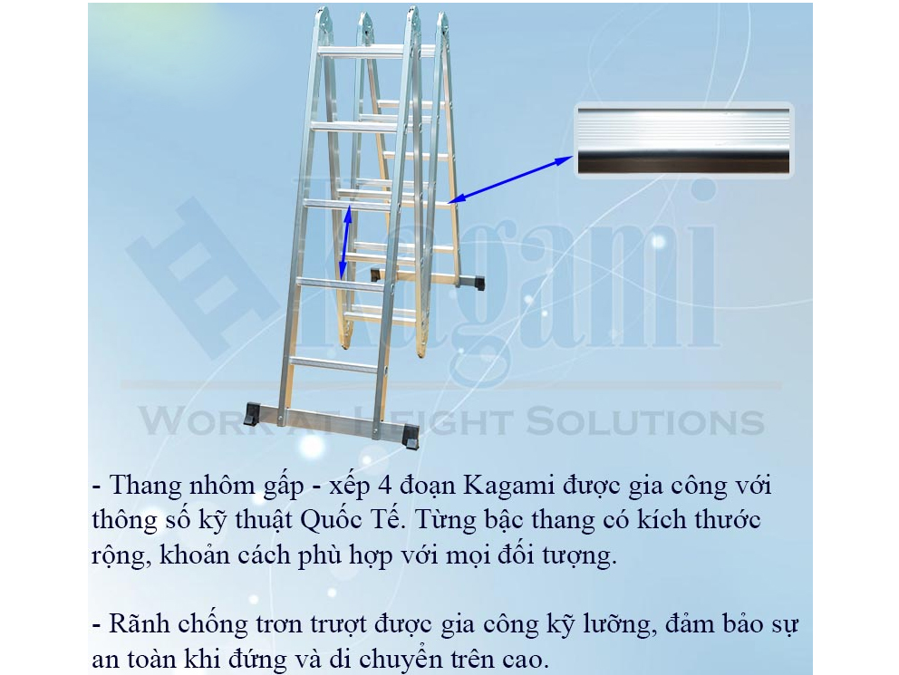 Thang nhôm gấp chữ A