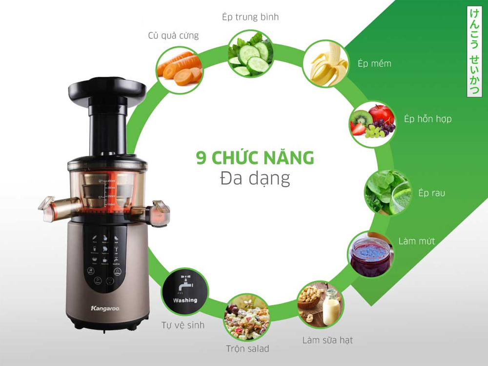 9 chế độ ép khác nhau