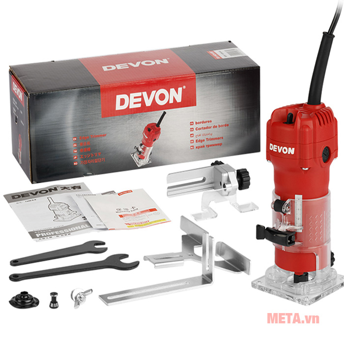 Máy phay gỗ 6mm Devon 1326-5-6