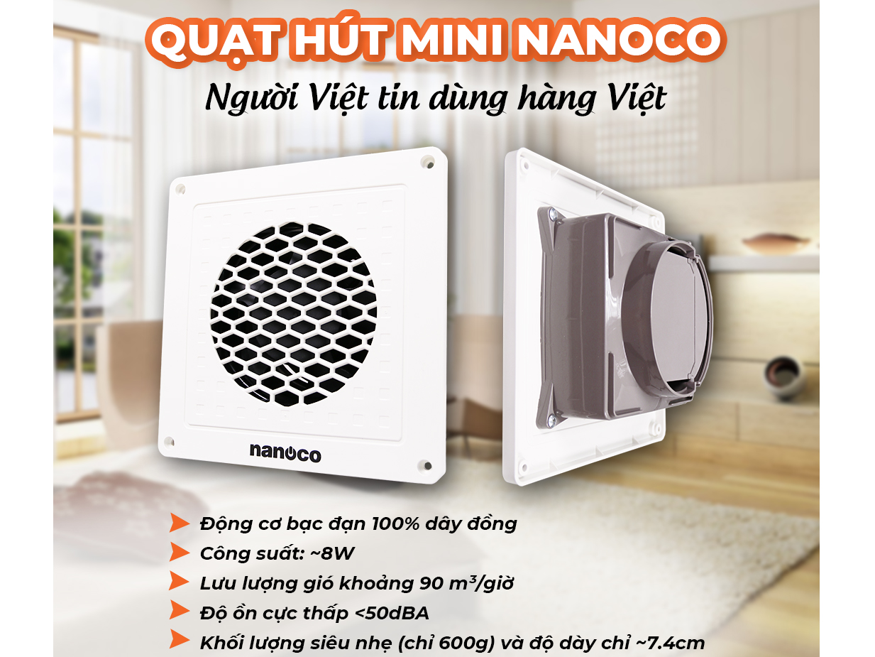 Quạt hút mini  