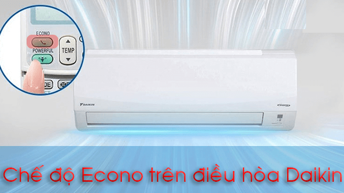 Điều hòa Daikin FTKA35VAVMV được trang bị công nghệ Econo