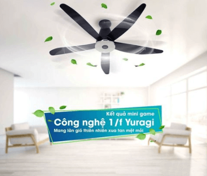 Chức năng tạo gió tự nhiên (1/f yuragi) rất thoải mái