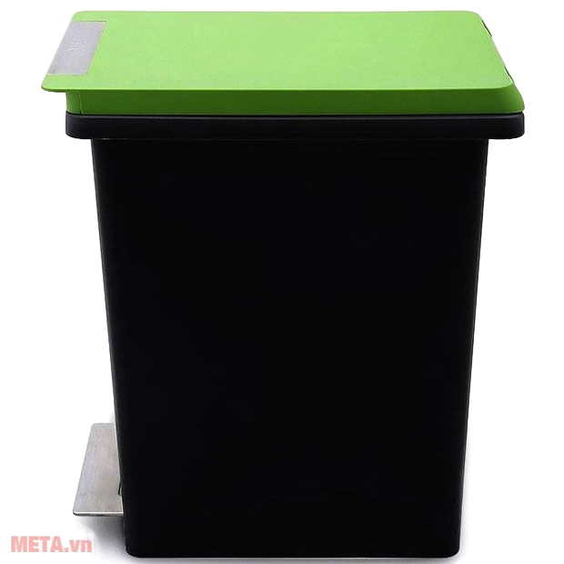 Thùng rác nhựa đạp dòng Compact Fitis PPS1-904 - 10L (Đen xanh)