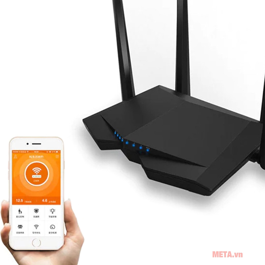 Thiết bị phát Wifi Tenda AC6 chuẩn AC1200 (3 port LAN, 1 port WAN)