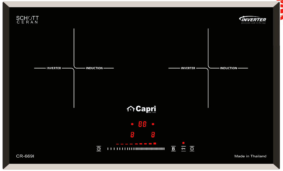 Bếp từ đôi Capri CR-669I