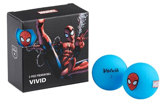 Bóng golf Volvik Marvel Spider Man Pack (hộp 4 quả)