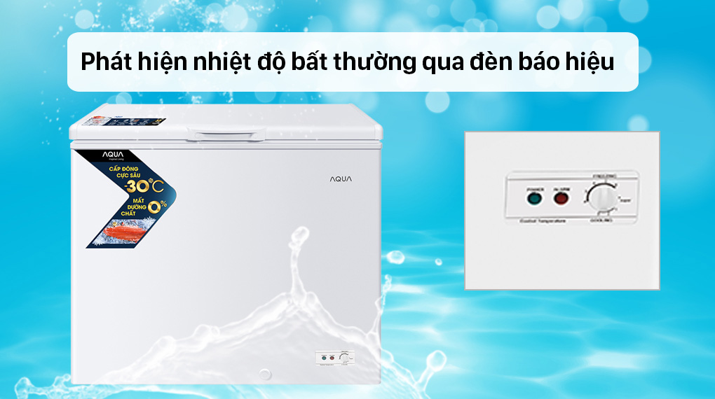 Đèn báo nhiệt độ bất thường trong tủ