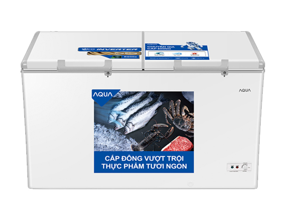 Tủ đông AQUA 1 ngăn đông Inverter 319 lít AQF-C4201E