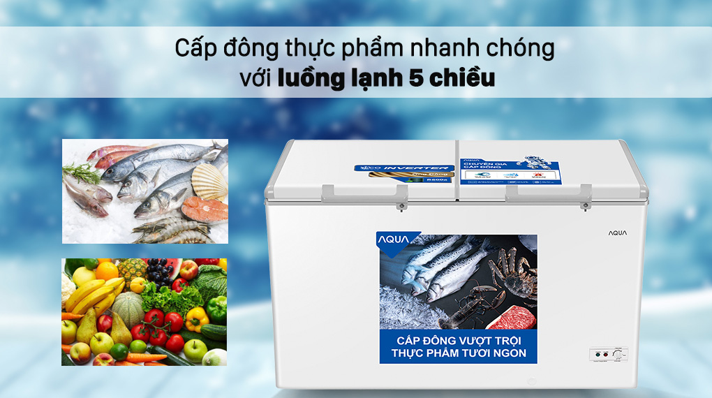 Cấp đông nhanh với luồng khí đa chiều