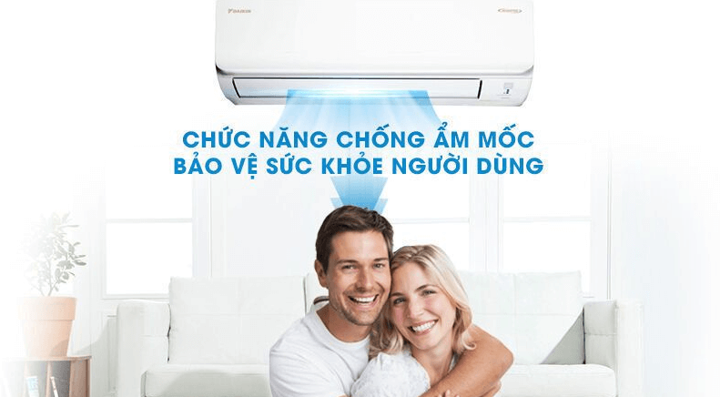 Chức năng chống ẩm mốc bảo vệ sức khỏe