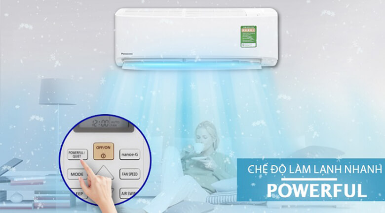 Điều hòa Daikin FTKA35VAVMV được trang bị công nghệ Powerful