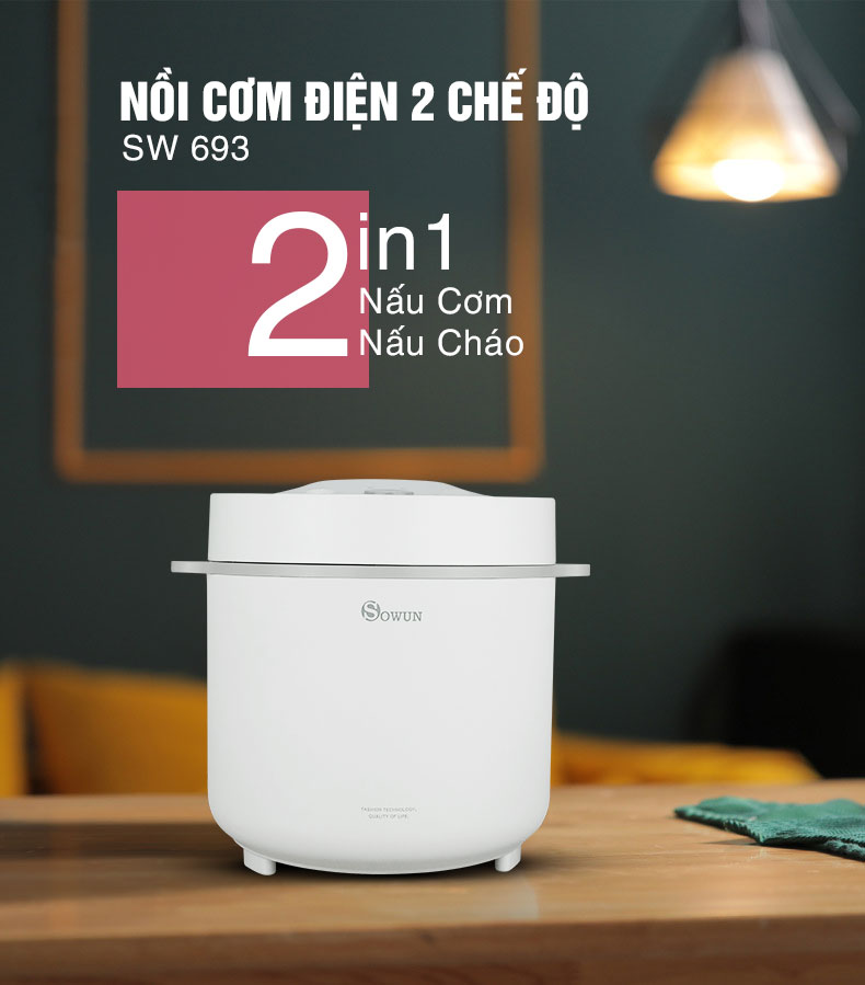 Nồi cơm điện Sowun SW 693 (2 lít)