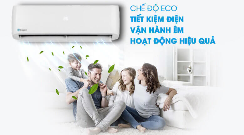 Điều hòa 1 chiều 9000BTU Casper LC-09TL32 tích hợp chế độ Eco