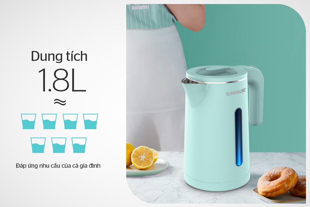 Ấm siêu tốc 1,8 lít