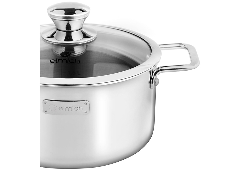 Bộ nồi inox dập nguyên khối Elmich Trimax Classic EL-2108OL