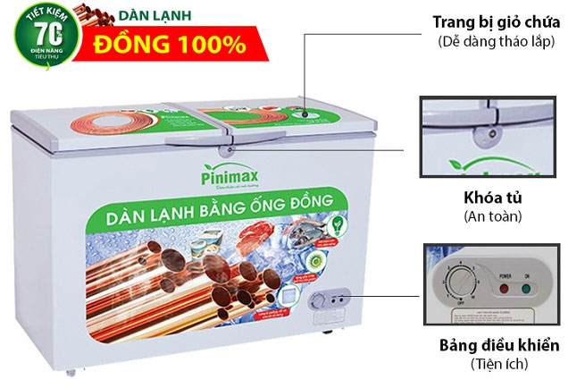 Tủ đông dàn lạnh đồng