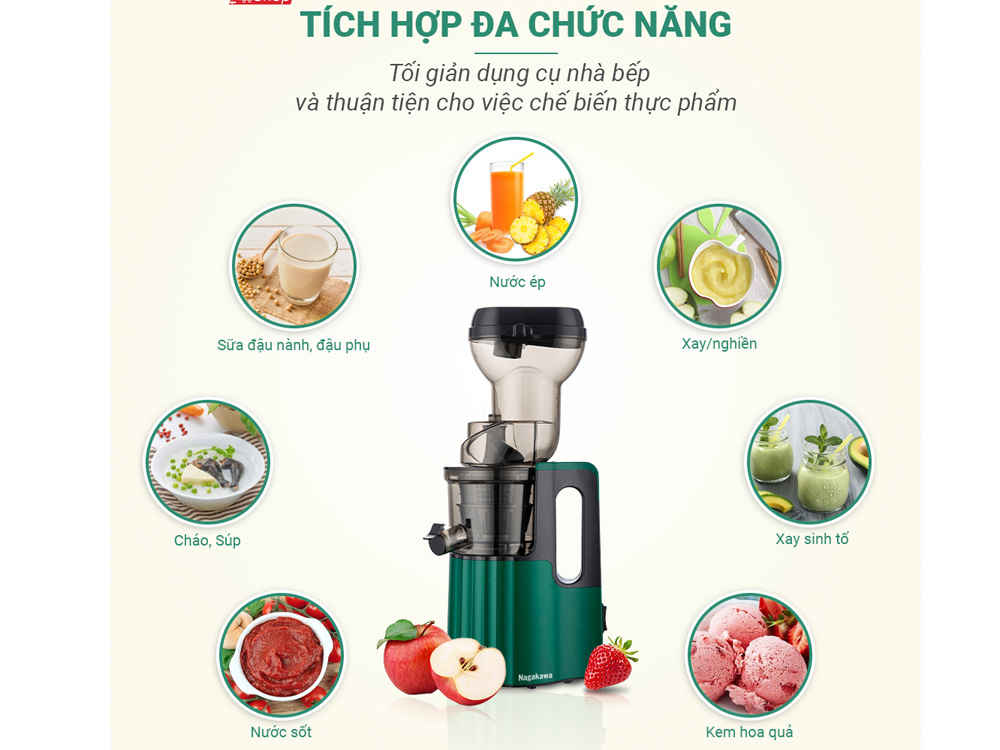 Máy tích hợp nhiều tính năng khác nhau 