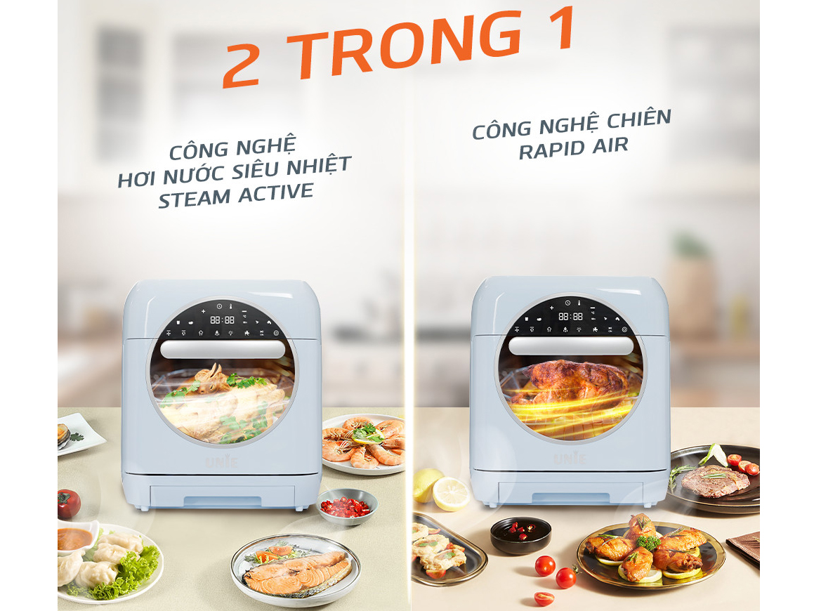 Nồi chiên hơi nước Unie Steam Color - 15 lít