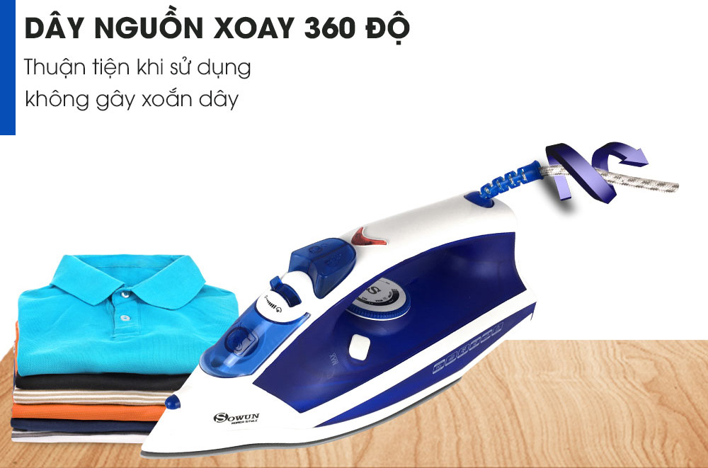 Dây nguồn xoay 360 độ