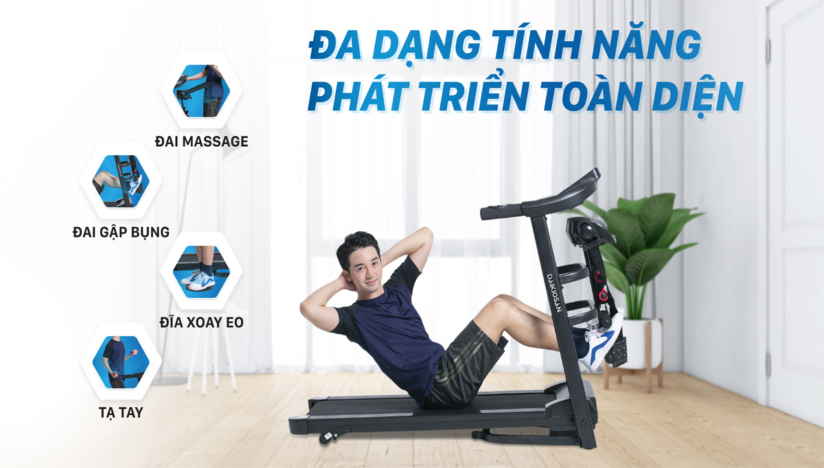 Trang bị các phụ kiện khác hỗ trợ nhiều bài tập