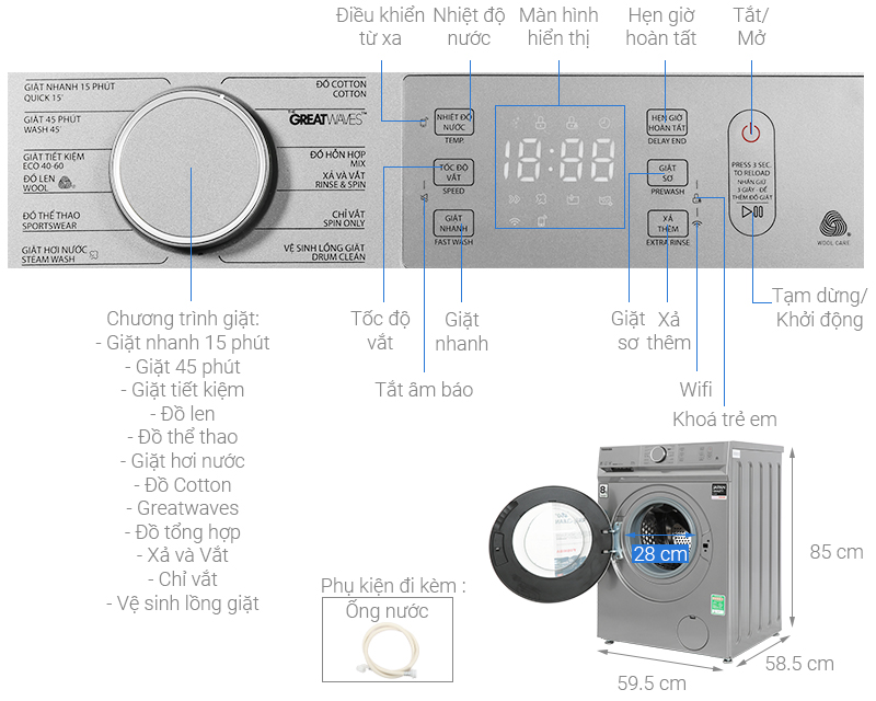 Máy giặt Toshiba 