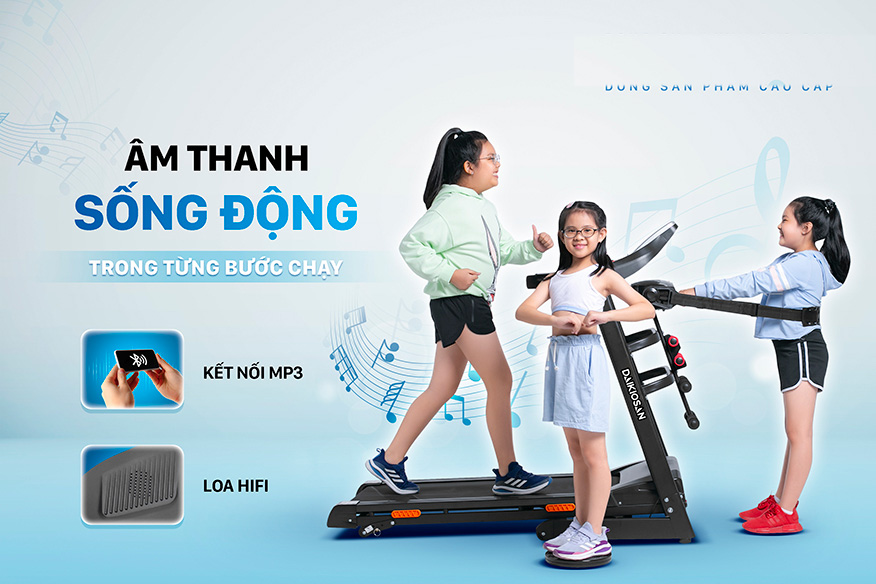 Giải trí cùng âm nhạc khi tập luyện