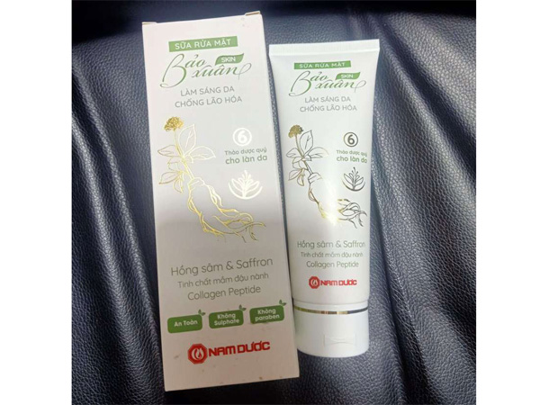 Hình ảnh sữa rửa mặt thảo dược Bảo Xuân Skin (50g)