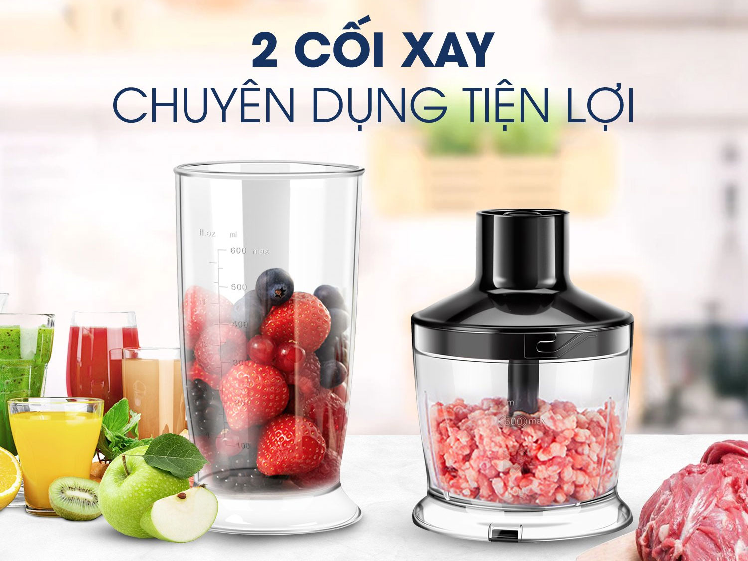 Máy xay sinh tố cầm tay 