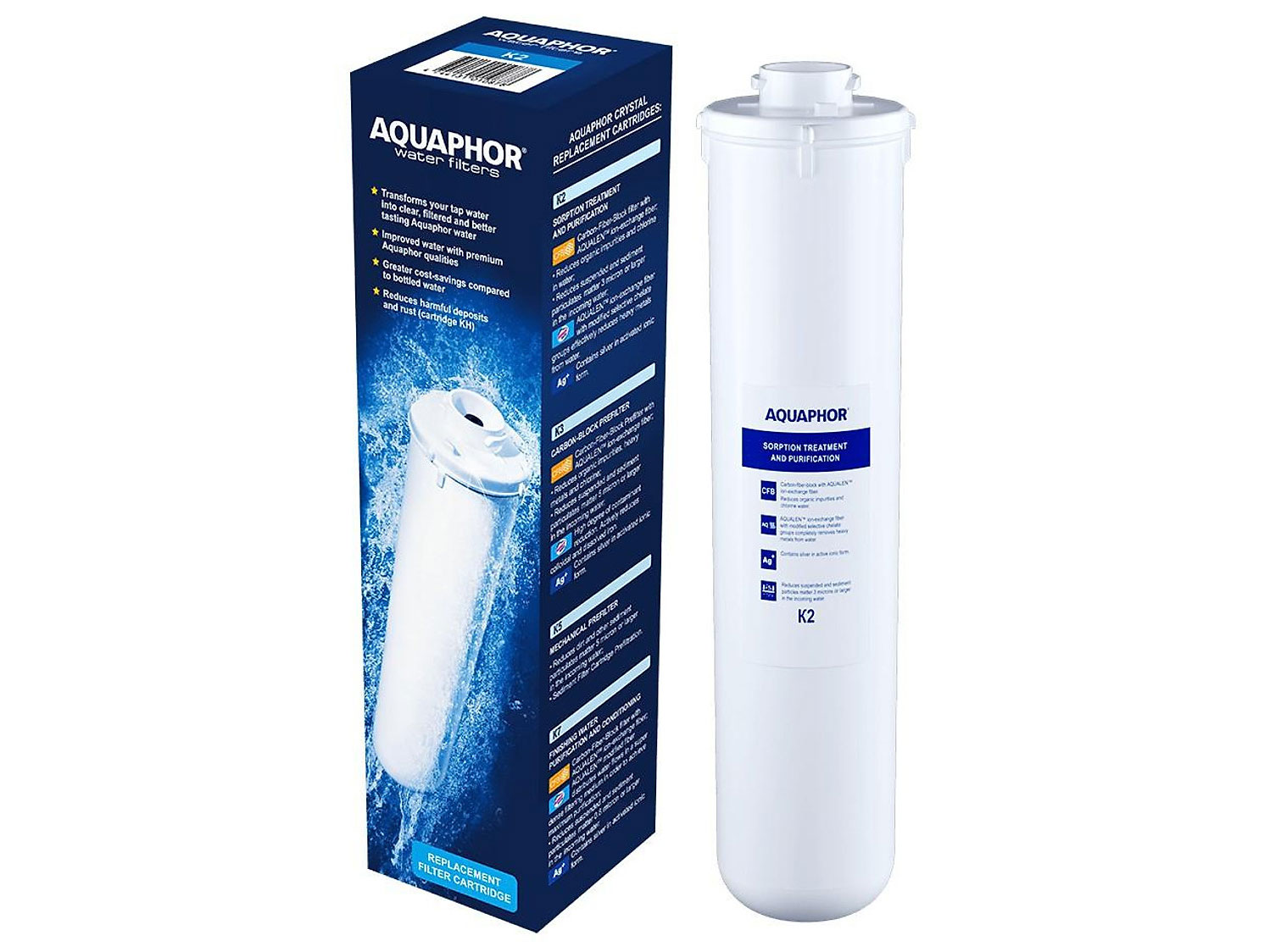 Lõi lọc nước Aquaphor K2 (Carbon Aqualen 3 Micron)