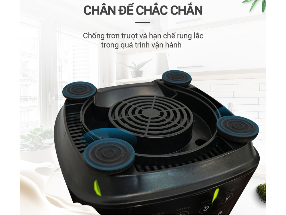 Chân đế chống trơn trượt trên mọi địa hình