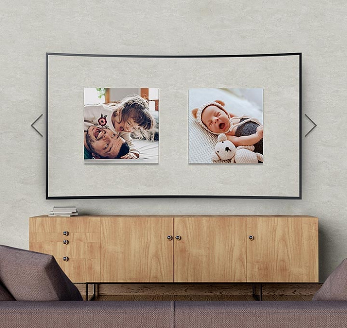 Chế độ hình nền Ambient Mode tạo sự hài hòa cho không gian