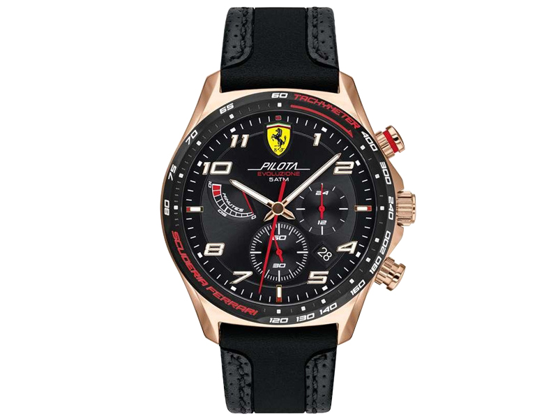 Đồng hồ nam Ferrari 0830719 Chronograph (Bấm giờ, lịch ngày, kích thước mặt 44mm)