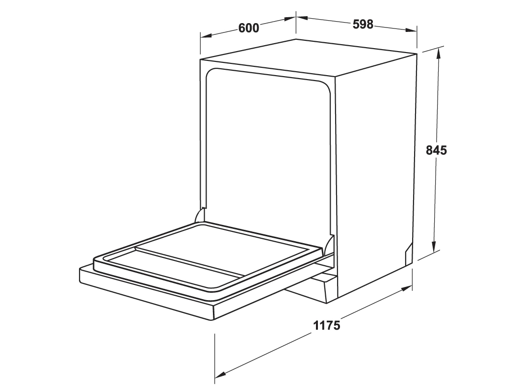 Hafele HDW-F60EB (538.21.310) 