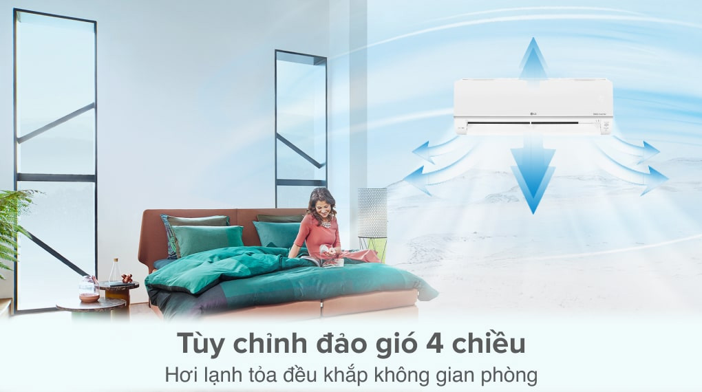 Tùy chỉnh hướng gió thổi linh hoạt