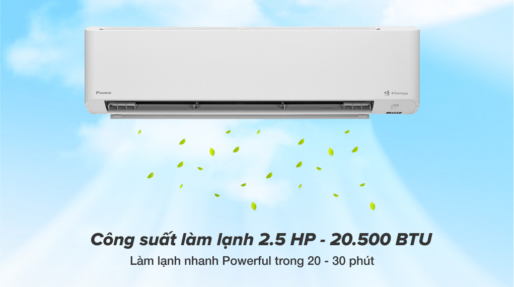 Công suất làm lạnh mạnh mẽ