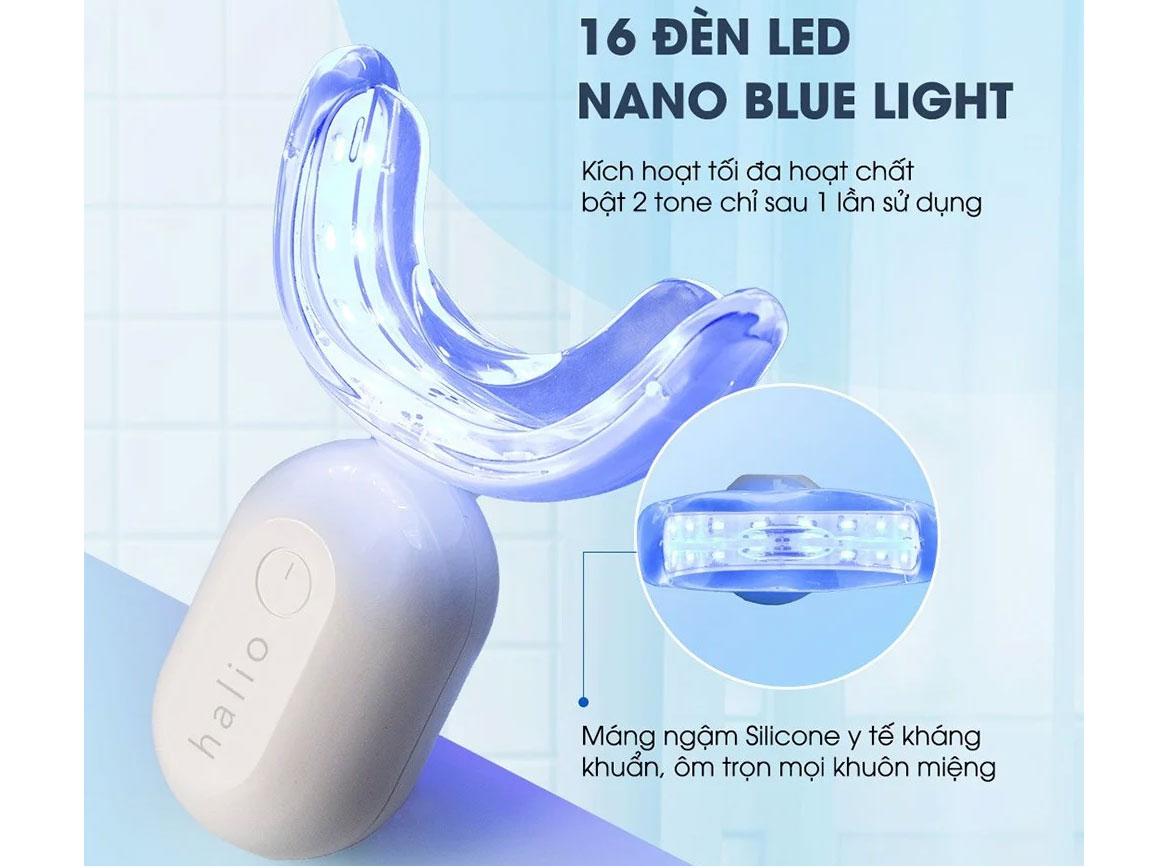 Máy tẩy trắng răng Halio  