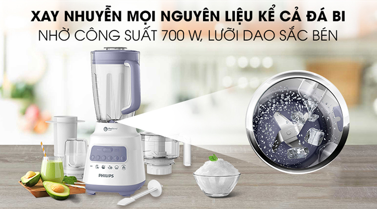 Máy xay đa năng Philips HR2223 công suất 700W